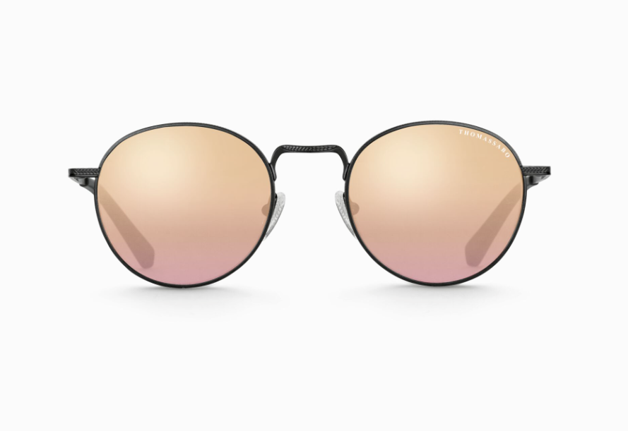 LUNETTES DE SOLEIL JOHNNY PANTO EFFET MIROIR - Main Image