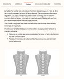 COLLIER À BRELOQUES À MAILLONS COURTS