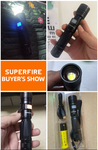 LAMPE TORCHE SUPERFIRE 1 ZOOM RECHARGEABLE USB Type C