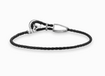 Bracelet Cuir Médaille Argent Sterling