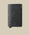 PORTE-CARTES SLIMWALLET CUIR NOIR HEXAGONE SECRID  RFID