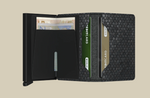 PORTE-CARTES SLIMWALLET CUIR NOIR HEXAGONE SECRID  RFID