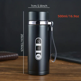 BOUTEILLE THERMOS EN ACIER INOXYDABLE 304 - 500 ML/ 16.9 OZ