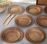 PAQUET DE 10 ASSIETTES 9 po ECOWOOD EN PAPIER