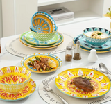 ENSEMBLE DE 6 ASSIETTES PLATES 10,5 po EN CÉRAMIQUE