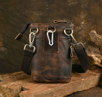 PETIT SAC À BANDOULIÈRE EN CUIR VÉRITABLE