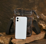 PETIT SAC À BANDOULIÈRE EN CUIR VÉRITABLE