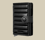 MINIWALLET PORTE-CARTES EMBOSS LINES BLACK RFID SECRID