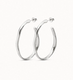 BOUCLES D'OREILLES À CERCEAUX OUVERTS de UNOde50