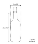 BOUTEILLE HUILE d'OLIVE GRÈS MAT 60 cl