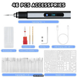 KIT DE STYLO GRAVEUR RECHARGEABLE