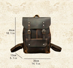 SAC À DOS EN CUIR de VACHE LOOK VINTAGE