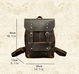 SAC À DOS EN CUIR de VACHE LOOK VINTAGE