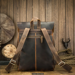 SAC À DOS EN CUIR de VACHE LOOK VINTAGE
