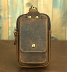 SAC BANANE / DE CEINTURE EN CUIR PLEINE FLEUR