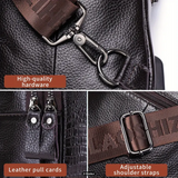 SAC DE POITRINE ET À BANDOULIÈRE EN CUIR MOTIF CROCODILE