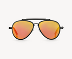 LUNETTES DE SOLEIL AVIATEUR NOIRES HARRISON TÊTE DE MORT