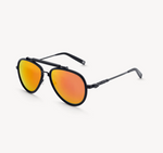 LUNETTES DE SOLEIL AVIATEUR NOIRES HARRISON TÊTE DE MORT