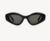 LUNETTES DE SOLEIL RYLEY OVALES ET NOIRES