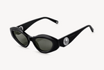 LUNETTES DE SOLEIL RYLEY OVALES ET NOIRES