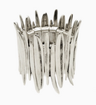BRACELET EN ÉTAIN PLAQUÉ ARGENT FAIT MAIN