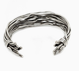BRACELET FILS MÉTALLIQUES ÉTAIN