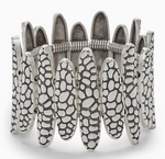 BRACELET ÉCAILLES ARTISANAL EN ÉTAIN