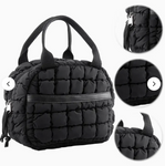 SAC À MAINS STYLÉ MATELASSÉ ISOTHERME POUR LUNCH