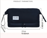 GRANDE TROUSSE DE TOILETTE LÉGÈRE - 27 cm x 19 cm x 14 cm