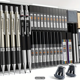 DIFFÉRENTS SETS DE CRAYONS POUR DESSINER AVEC ÉTUI