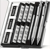 DIFFÉRENTS SETS DE CRAYONS POUR DESSINER AVEC ÉTUI