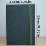 CARNET DE BORD A5 EN SIMILI-CUIR SOUPLE