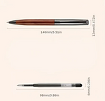 STYLO À BILLE BOIS DE SANTAL ET MÉTAL
