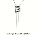 COLLIER AVEC PENDENTIF DESIGN ARGENT