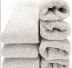 CHAUSSETTES / BAS LAINE TISSÉE ÉPAISSE MÉLANGÉE