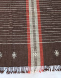 GRAND JETÉ KUTCHI 100% LAINE TISSÉE À LA MAIN