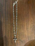 COLLIERS CHAINES 60 CM AVEC PENDENTIF CROIX STYLE GOTHIQUE
