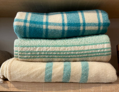 COUVERTURES VINTAGE 100% LAINE