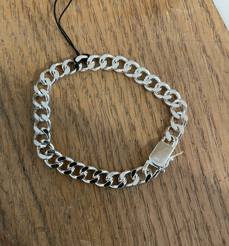 BRACELET F MÉTAL PLAQUÉ ARGENT