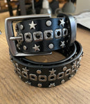 CEINTURE CUIR À BOUCLE EN MÉTAL