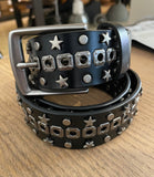 CEINTURE CUIR À BOUCLE EN MÉTAL