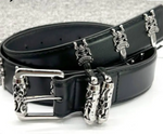 CEINTURE CUIR À BOUCLE EN MÉTAL