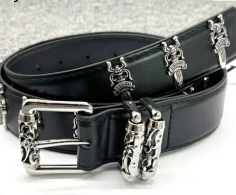 CEINTURE CUIR À BOUCLE EN MÉTAL