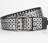CEINTURE CUIR À BOUCLE EN MÉTAL