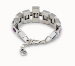 BRACELET PINK LADY Argent et Cristal