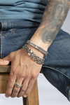 BRACELET METAL ARGENT CREMALLERA