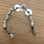 Bracelet Boheme Cuir et Perles plaqué Argent
