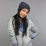 *WOMENS SLOUCHY BEANIE - THE FORTE COLORBLOCK